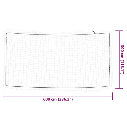 Trailer Net with Elastic Rope White 19.7x9.8' PP