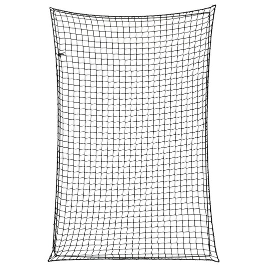 Trailer Net with Elastic Rope Black 9.8x6.6' PP