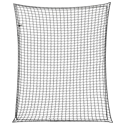 Trailer Net with Elastic Rope Black 9.8x8.2' PP
