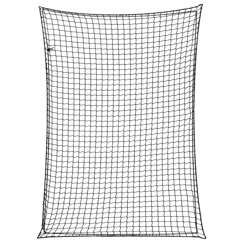 Trailer Net with Elastic Rope Black 11.5x8.2' PP