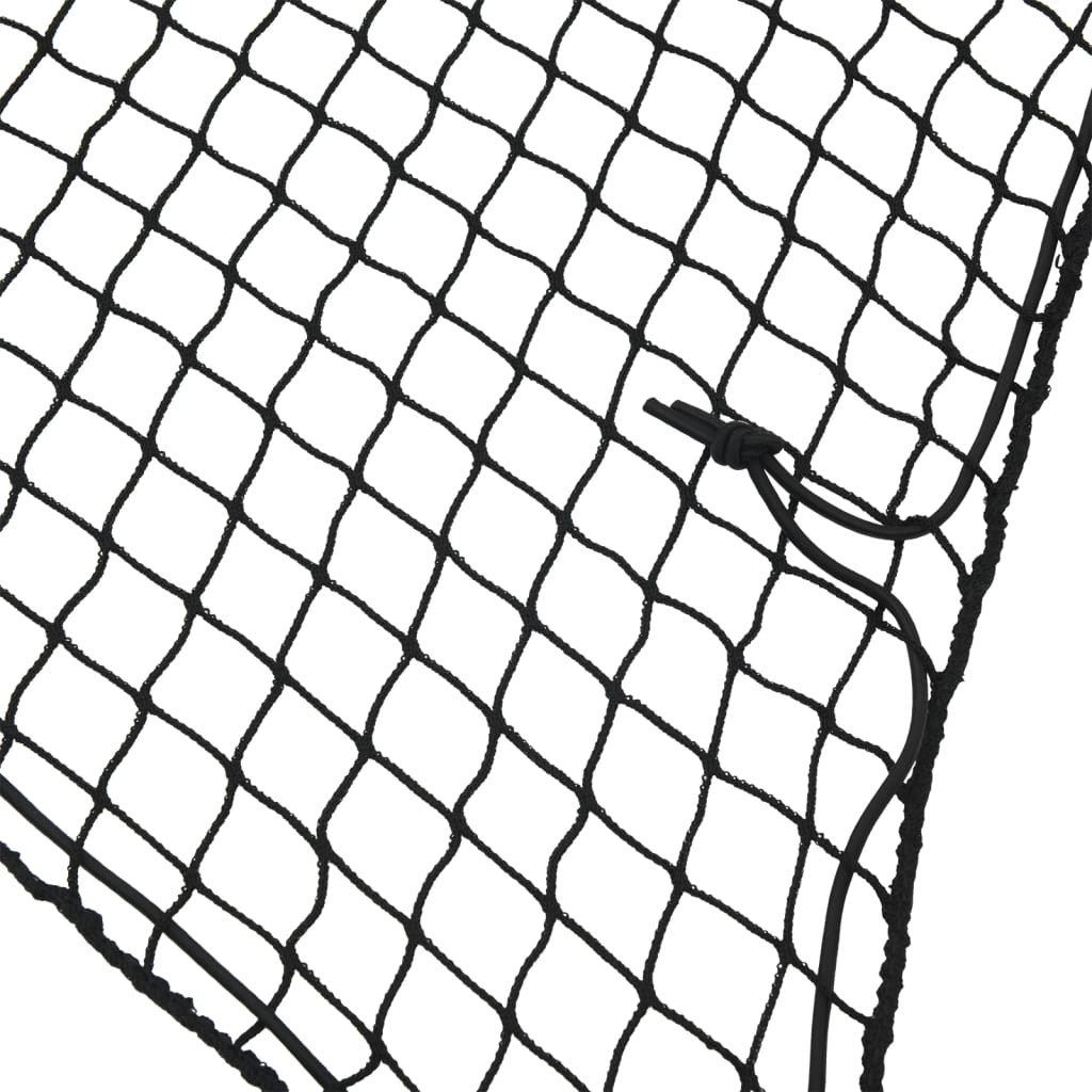 Trailer Net with Elastic Rope Black 14.8x8.2' PP