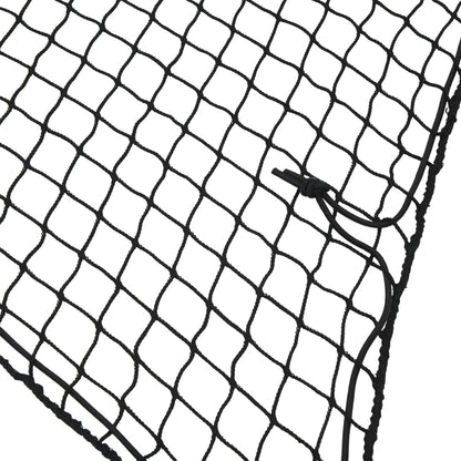 Trailer Net with Elastic Rope Black 14.8x8.2' PP