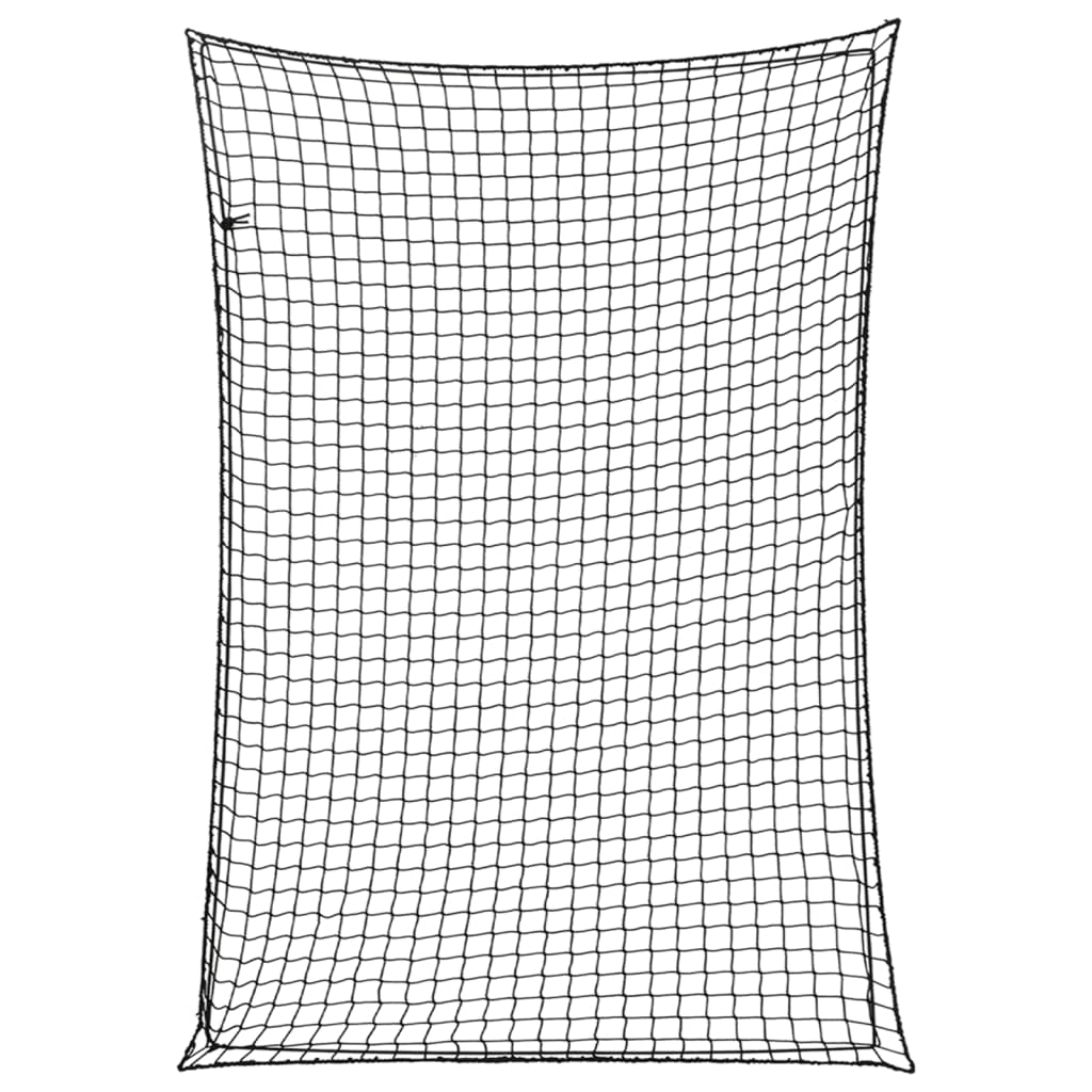 Trailer Net with Elastic Rope Black 16.4x11.5' PP