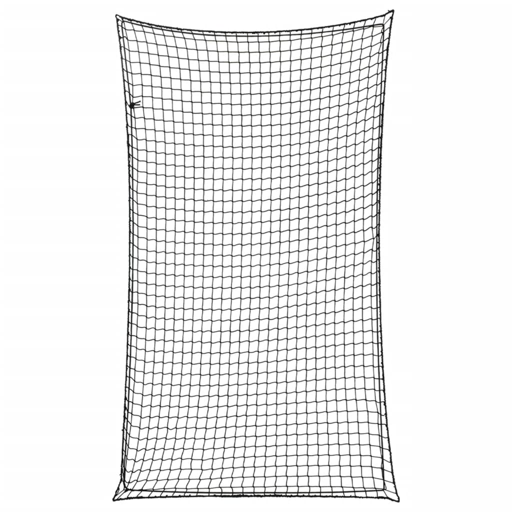 Trailer Net with Elastic Rope Black 19.7x11.5' PP