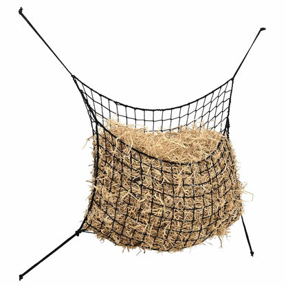 Hay Net Set of 2 Black Polypropylene 59.1 x 35.4 in Collapsible
