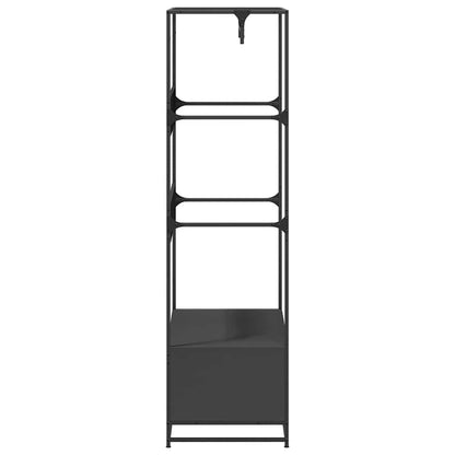 Wardrobe Black Engineered wood, metal Large Wardrobe