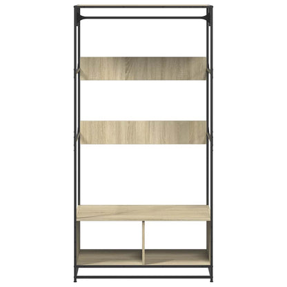 Wardrobe Sonoma Oak Engineered Wood, Metal 35.4 x 19.7 x 70.9 in
