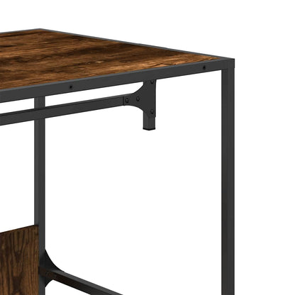 Wardrobe Smoked Oak Engineered wood, metal 35.4 x 19.7 x 70.9 in