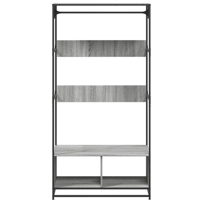 Wardrobe Grey Sonoma Engineered wood, metal 35.4x19.7x70.9 in