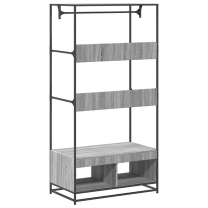 Wardrobe Grey Sonoma Engineered wood, metal 35.4x19.7x70.9 in
