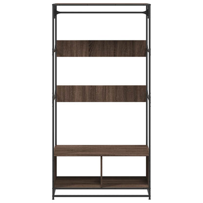 Wardrobe Brown Oak Engineered wood, metal 35.4 x 19.7 x 70.9 in