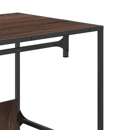Wardrobe Brown Oak Engineered wood, metal 35.4 x 19.7 x 70.9 in