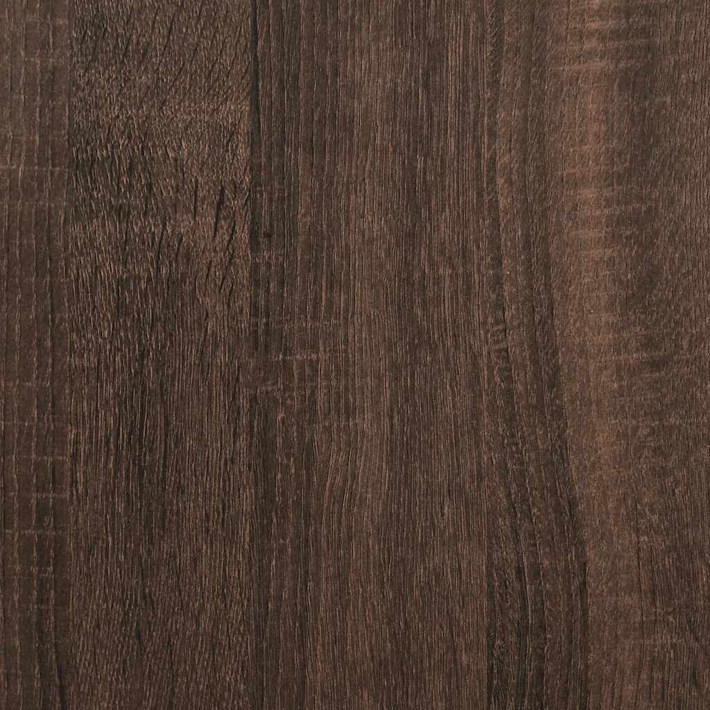 Wardrobe Brown Oak Engineered wood, metal 35.4 x 19.7 x 70.9 in