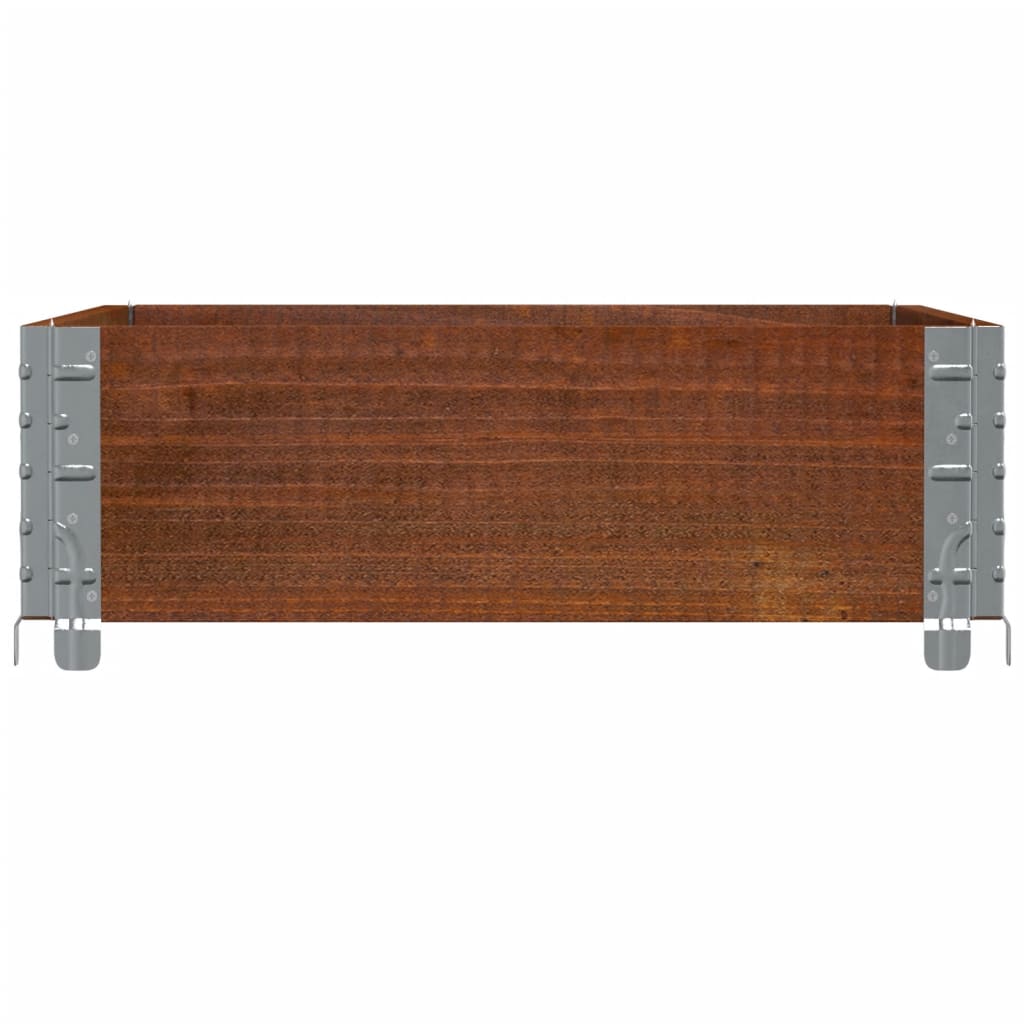 Pallet Collar Brown 31.5x23.6" Solid Wood Pine