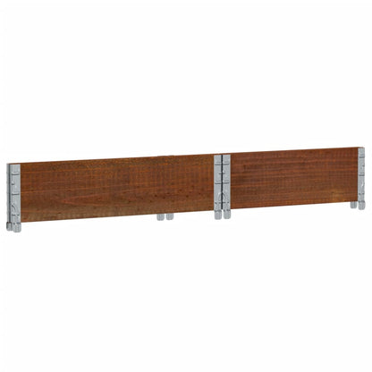 Pallet Collar Brown 31.5x23.6" Solid Wood Pine