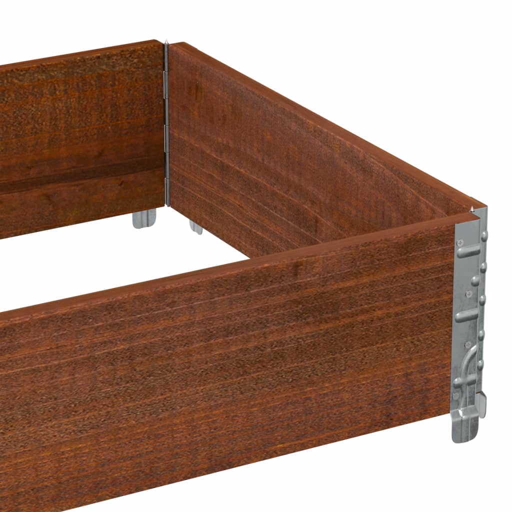 Pallet Collar Brown 31.5x23.6" Solid Wood Pine