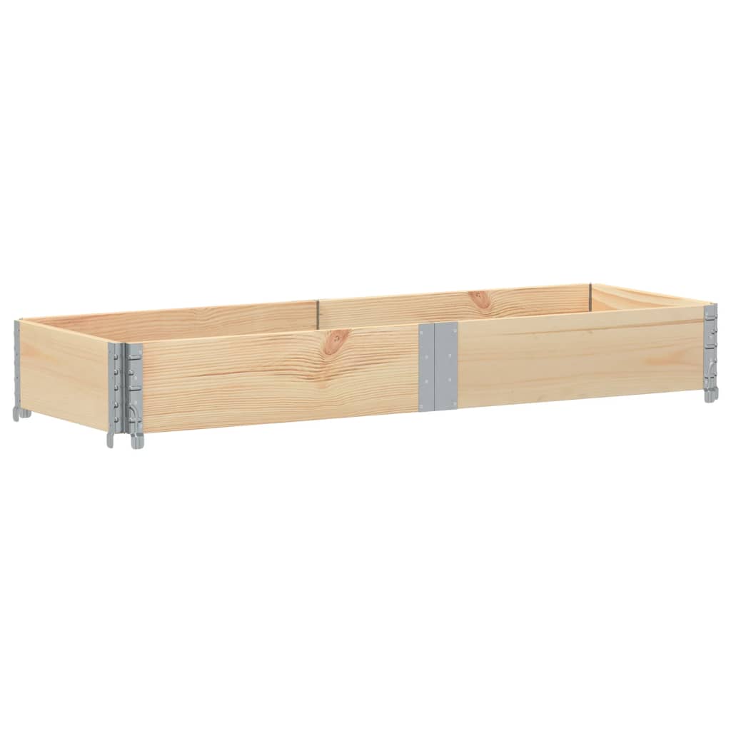 Pallet Collar 59.1x19.7" Solid Wood Pine