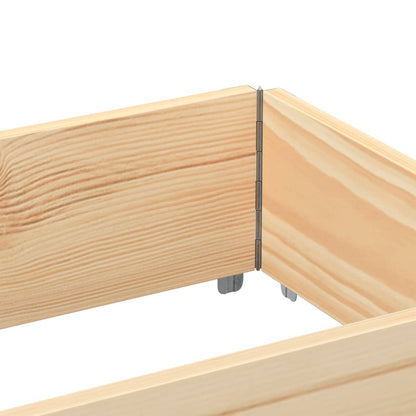 Pallet Collar 59.1x19.7" Solid Wood Pine