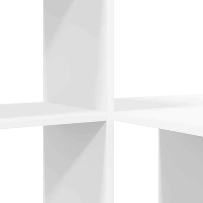 Desk with Shelf White 51.77 x 19.69 x 41.93 in Engineered Wood