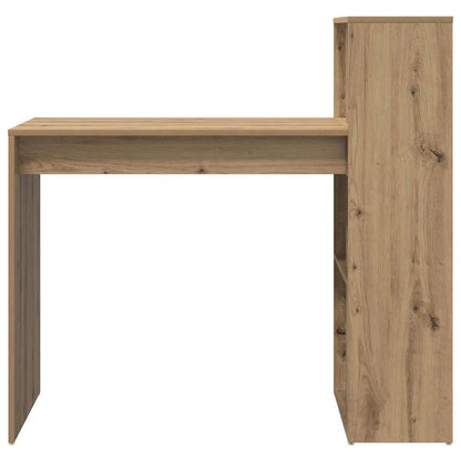 Desk with Shelf Artisan Oak 108 x 55 x 103.5 cm Engineered Wood