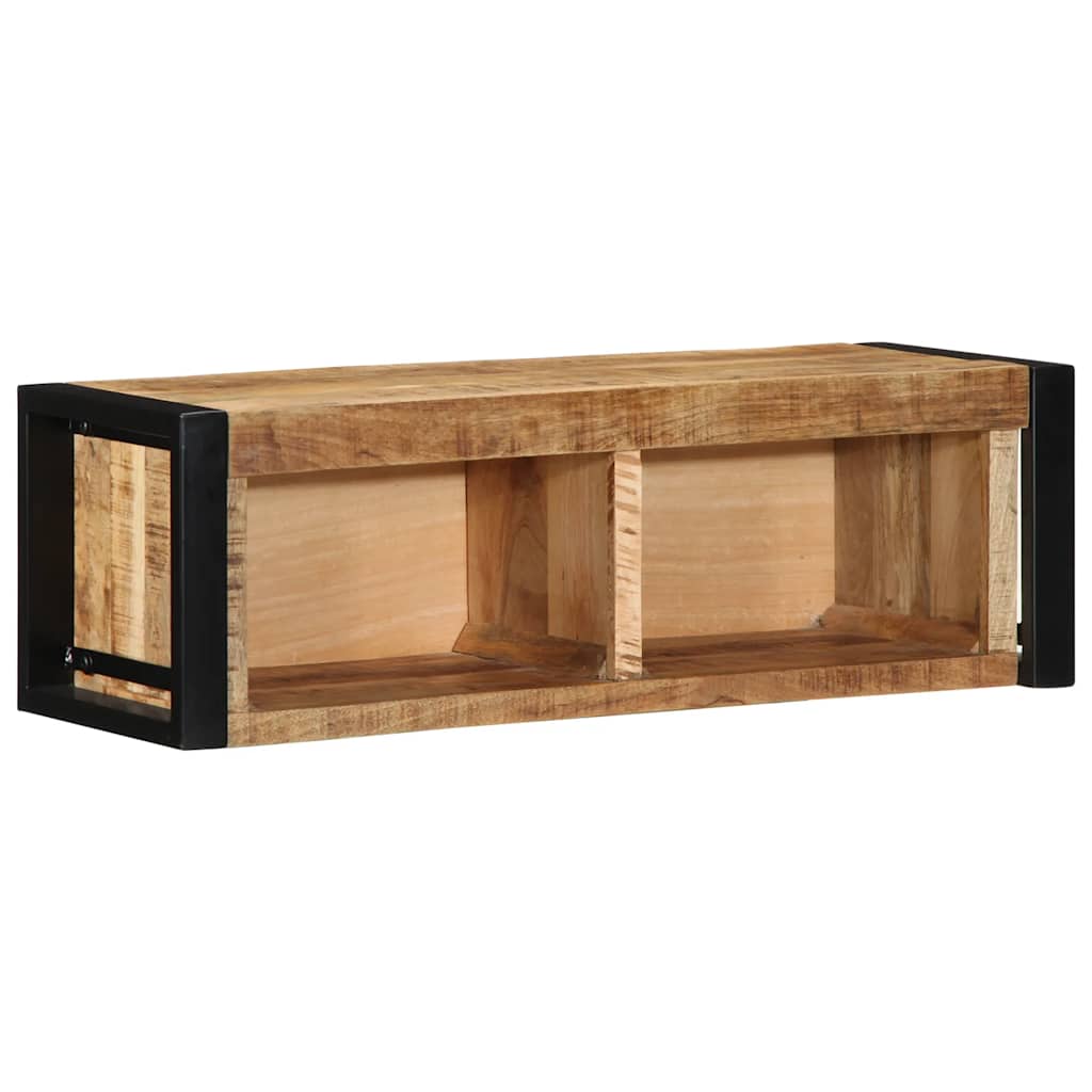 TV Cabinet Natural wood Solid rough mango wood Compact TV Cabinet
