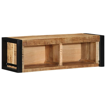 TV Cabinet Natural wood Solid rough mango wood Compact TV Cabinet