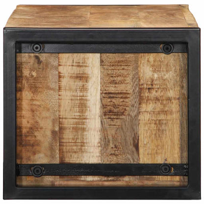 TV Cabinet Natural wood Solid rough mango wood Compact TV Cabinet