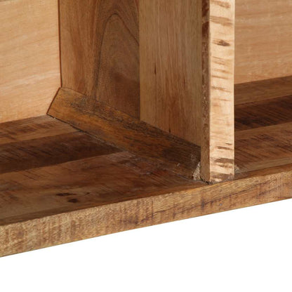 TV Cabinet Natural wood Solid rough mango wood Compact TV Cabinet