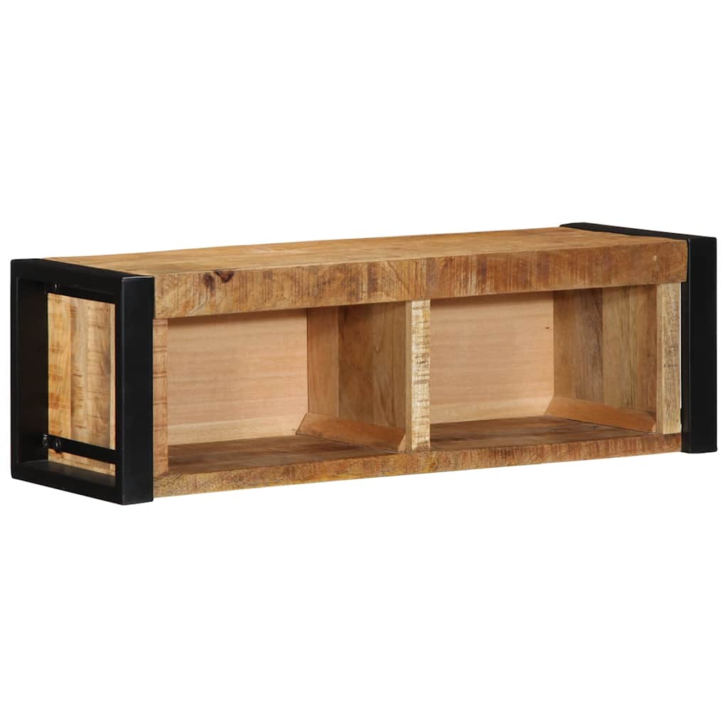 TV Cabinet Natural wood Solid rough mango wood Compact TV Cabinet