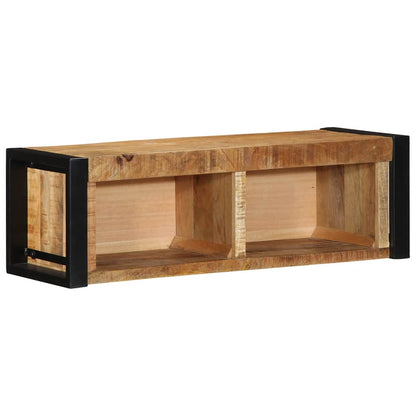 TV Cabinet Natural wood Solid rough mango wood Compact TV Cabinet