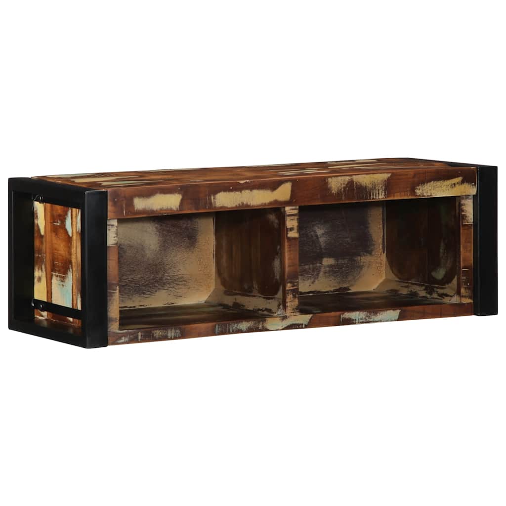 TV Cabinet Multicolor Reclaimed Solid Wood Compact TV Cabinet