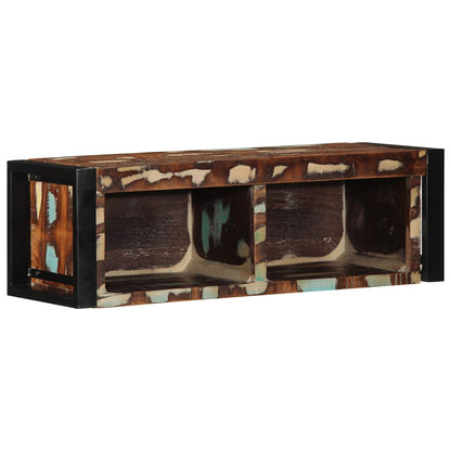 TV Cabinet Multicolor Reclaimed Solid Wood Compact TV Cabinet