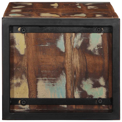 TV Cabinet Multicolor Reclaimed Solid Wood Compact TV Cabinet