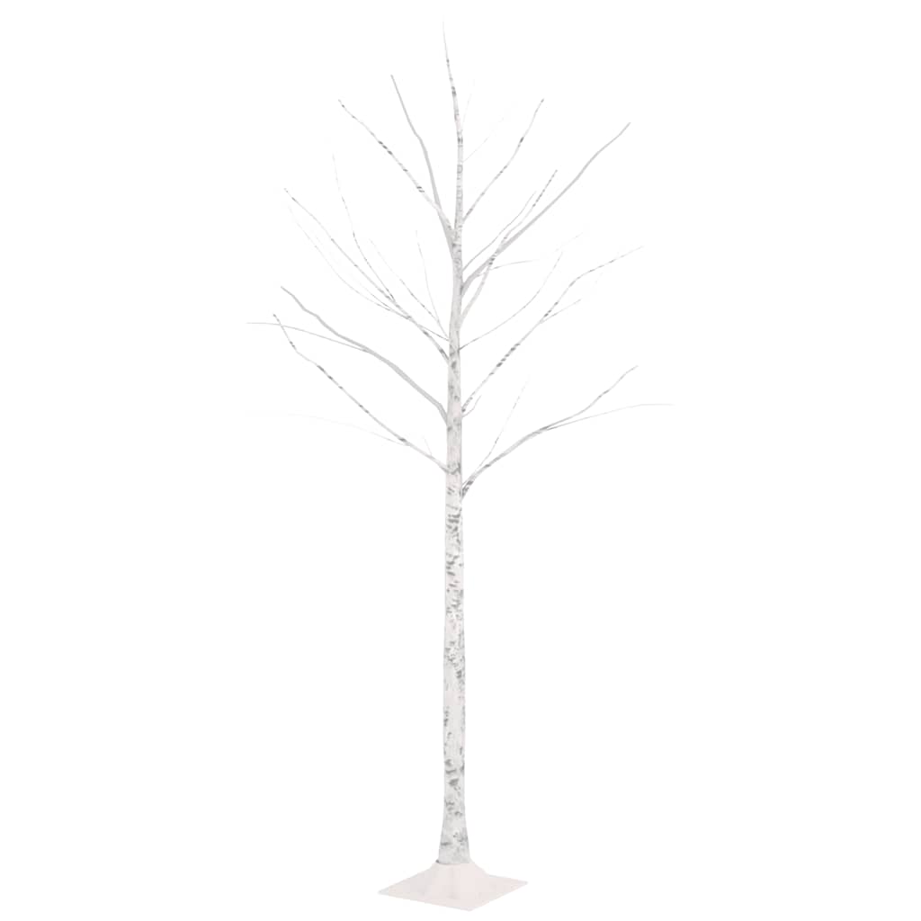 Artificial Christmas Tree Warm White Steel Tall