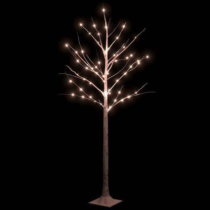 Artificial Christmas Tree Warm White Steel Tall