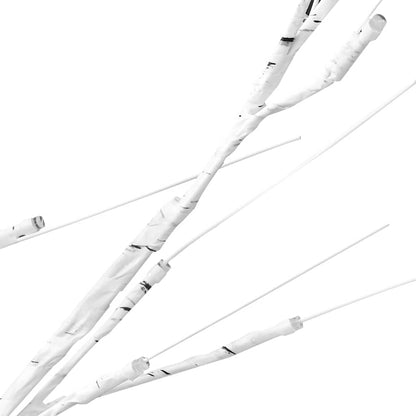 Artificial Christmas Tree Warm white Steel 5.9 ft tall