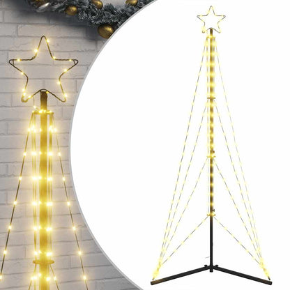 LED Christmas Tree Warm White Powder-coated steel Medium