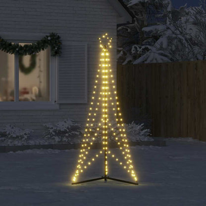 LED Christmas Tree Warm White Powder-coated steel Medium