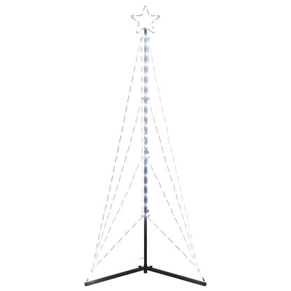 Led Christmas Tree Cold White Powder-coated steel Medium