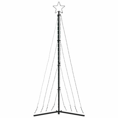 LED Christmas Tree Warm White Powder-coated steel 71.7 in height