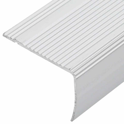 Stair Nosings 30 pcs Silver 67 cm Aluminium