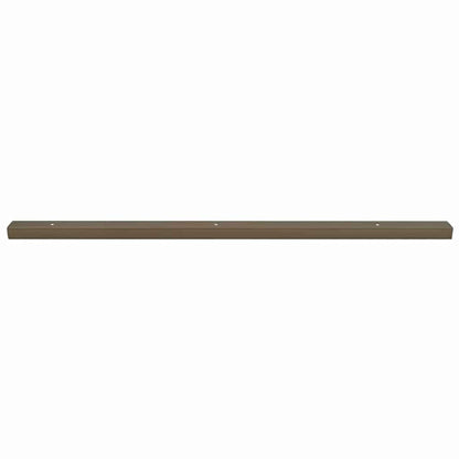 Stair Nosings 30 pcs Brown 67 cm Aluminium
