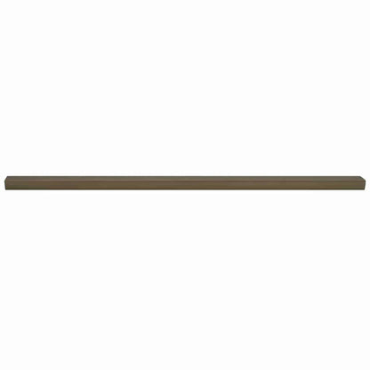 Stair Nosings 10 pcs Brown 67 cm Aluminium