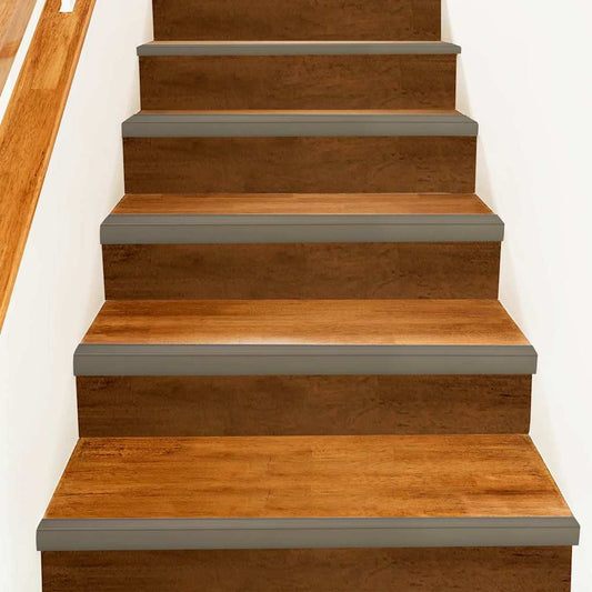 Stair Nosings 10 pcs Champagne 67 cm Aluminium
