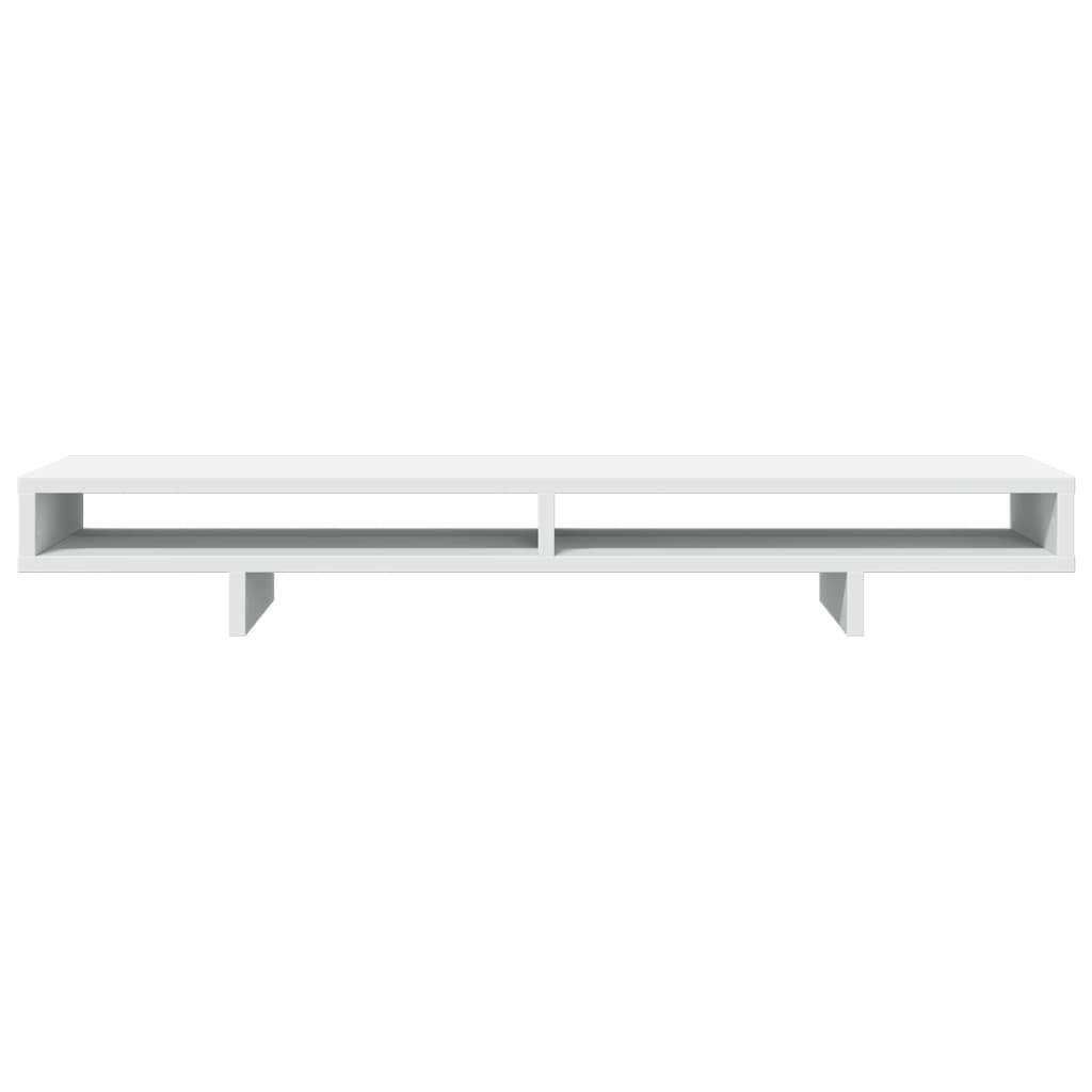 Monitor Stand White 39.4x10.6x5.9" Engineered Wood