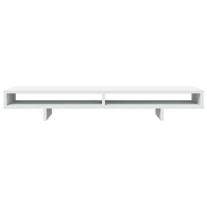Monitor Stand White 39.4x10.6x5.9" Engineered Wood