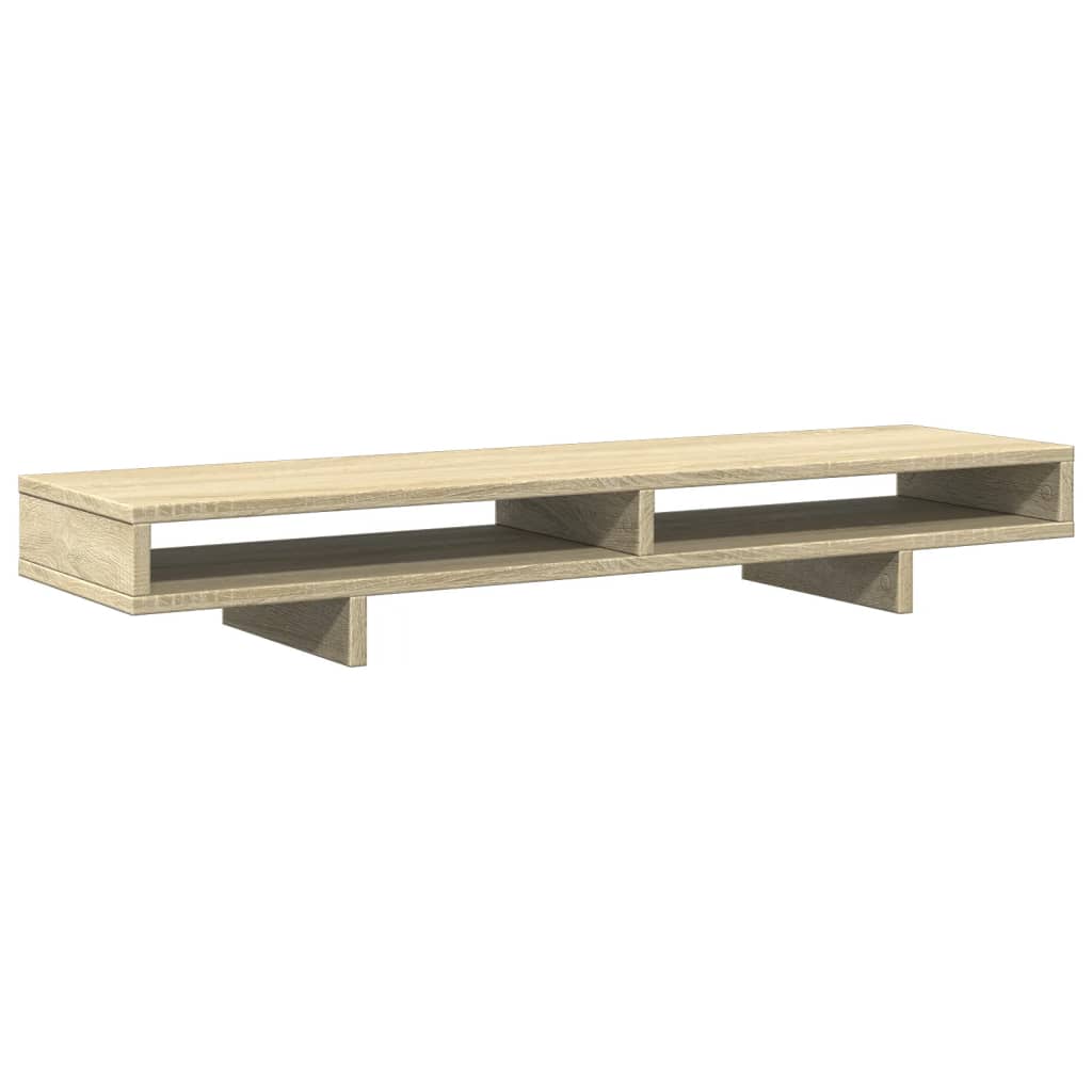 Monitor Stand Sonoma Oak 39.4x10.6x5.9" Engineered Wood