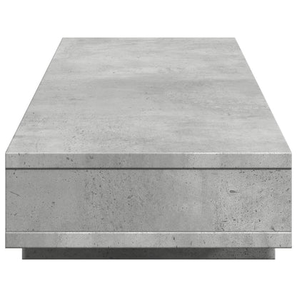 Monitor Stand Concrete Grey 39.4x10.6x5.9" Engineered Wood