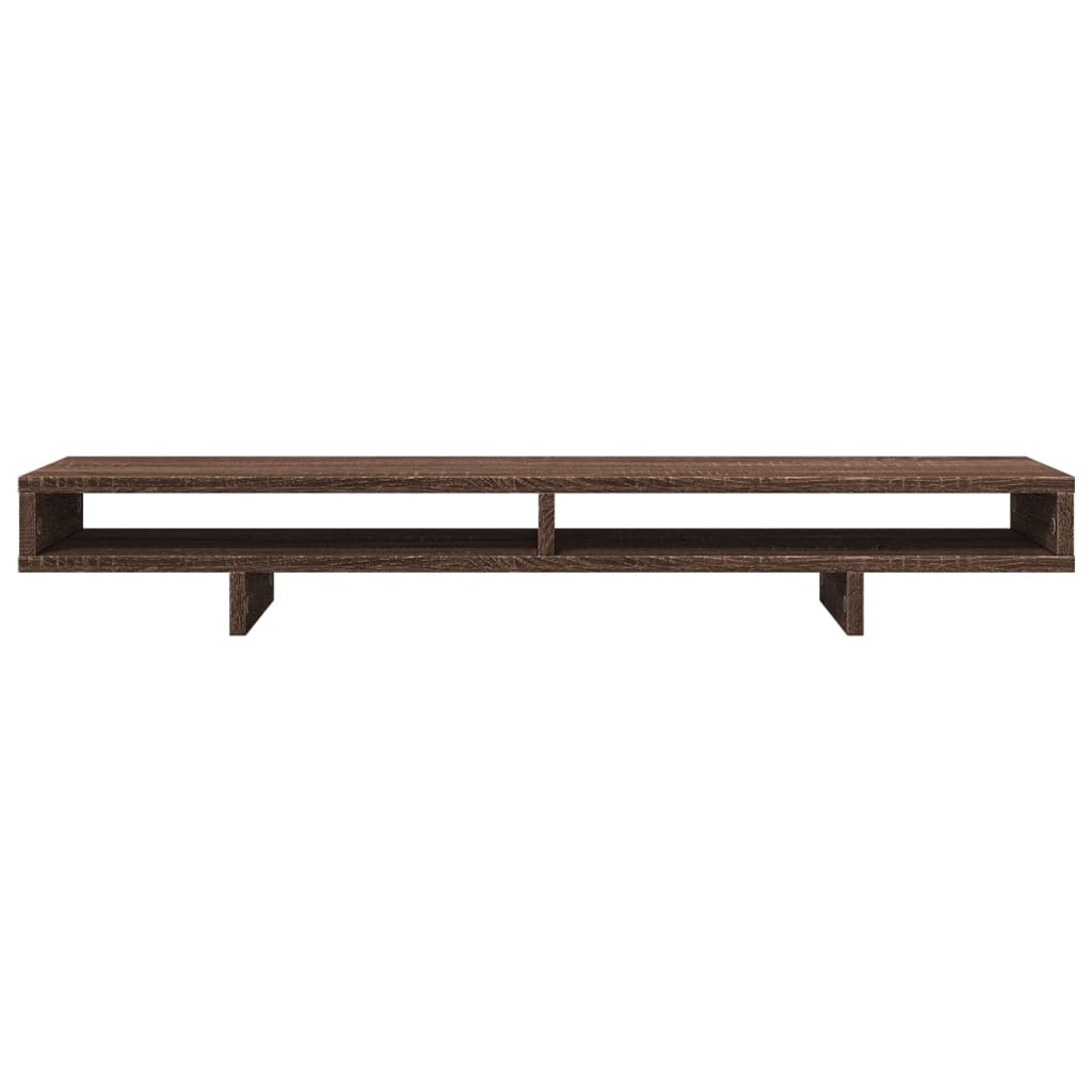 Monitor Stand Brown Oak 39.4x10.6x5.9" Engineered Wood