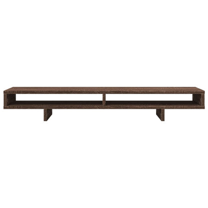 Monitor Stand Brown Oak 39.4x10.6x5.9" Engineered Wood